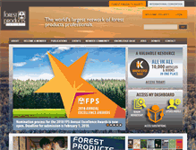 Tablet Screenshot of forestprod.org
